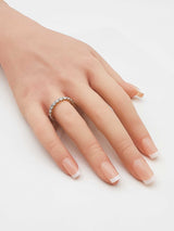 2.05 Cttw Lab-grown Diamond & 14k Gold Eternity Ring 1.7g Size 6.5 Fw0326przdu