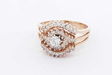 0.48cttw Diamond Ring In 14k Yellow Gold 6.2 Grams Size 7.5 Eb0426iorsa