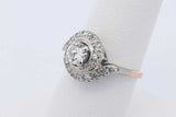 0.92cttw Diamond Ring In 14k Yellow Gold 3.1 Grams Size 7.5 Eb0326crxdu