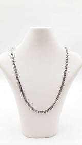 David Yurman Curb Link Necklace In Sterling Silver 50.7 Gram 20 Inch Fw0426wlrdu
