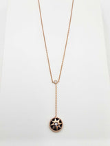 Christian Dior Rose De Vents Necklace In 18k Gold 4.9 Grams 16 Inch Fw0925lxzxdu