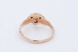 14k Yellow Gold Animal Like Ring With Diamonds 3.1 Grams Size 6 Eb0826oxzde