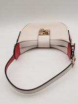 Christian Louboutin Mini Carasky White Leather Shoulder Bag Eb0526prxsa