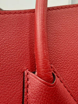 Louis Vuitton Kimono Tote Bag In Monogram Canvas & Cerise Leather Fw0625rzxdu