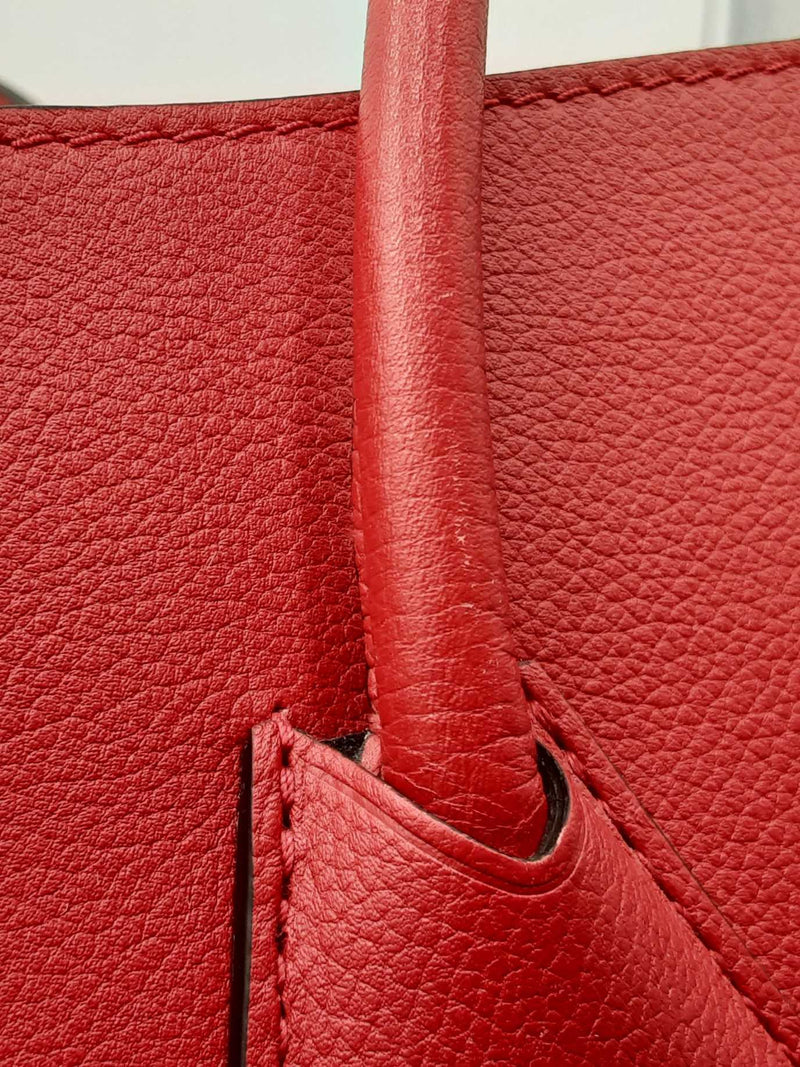 Louis Vuitton Kimono Tote Bag In Monogram Canvas & Cerise Leather Fw0625rzxdu