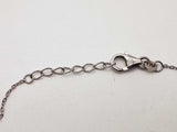 1.17 Cttw Diamonds 0.925 Silver 3.8g Drop Pendant Chain 19 In Do0525erde