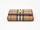 Burberry Small Folding Wallet In House Check Coated Canvas Fw0626orxdu