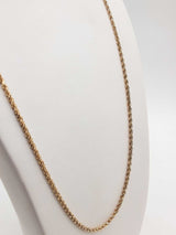 10k Yellow Gold 8.9g Rope Chain 22 In Do1224orxde