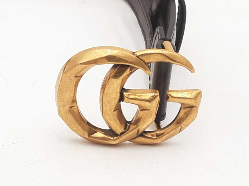 Gucci Gg Marmont Brown Leather Belt Sd0725ozxsa