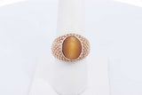 10k Yellow Gold Ring With Stone Size 7.75 9.5 Grams Eb0324lpxsa