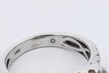 1.41cttw Diamond 14k White Gold Ring 8.2 Grams Size 7 Eb0626clxsa
