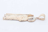 14k Yellow Gold Saint Jude Pendant 2 Grams Eb0426lexde