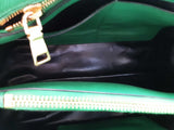 Prada Saffiano Leather Studded Promenade Satchel Green Aa0826wxzsa