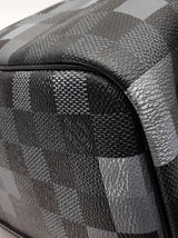 Louis Vuitton Keepall Bandoulière 50 In Damier Graphite Pixel Coated Canvas Fw0726ecrdu