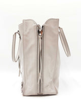 Balenciaga Papier A-4 Zip-around 2-way Bag In Light Grey Leather Fw0726ozxdu