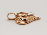 14k Rose Gold 0.6g Heart Pendant Do0526pxde