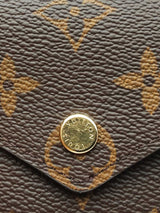 Louis Vuitton Victorine Wallet In Monogram Canvas & Pink Leather Fw0626oxzdu