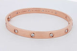 Cartier 18k Rose Gold Diamond Love Bracelet 32.01 Grams Size 18 Eb0726exxzsa