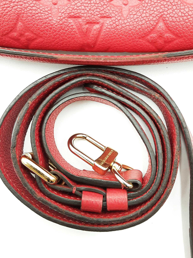 Louis Vuitton Monogram Empreinte Metis In Red Leather Eb0724rxzdu