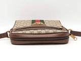 Gucci Ophidia Messenger Bag In Gg Supreme Monogram Web Canvas Fw0925pwxdu