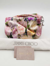 Jimmy Choo Satin Floral Bonny Shoulder Bag Eb0626oxzsa
