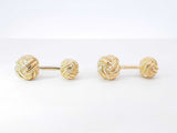 Tiffany & Co. Schlumberger Rope Knot Cuff Links In 18k Gold 14 Gram Fw0826lxzxd7
