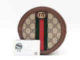 Gucci Ophidia Mini Round Backpack In Gg Supreme Coated Canvas Fw0126oexdu