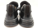 Salvatore Ferragamo Tommy Nero Black Leather Slip On Shoes Size 11m Do0725oxzde