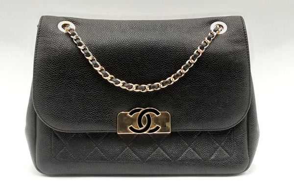 Chanel Quilted Caviar Cc Flap Crossbody Bag Eb0125opxzsa