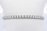 7.0ctw Lab Grown Diamond Tennis Bracelet Sterling Silver 9 Grams Eb0425srxdu