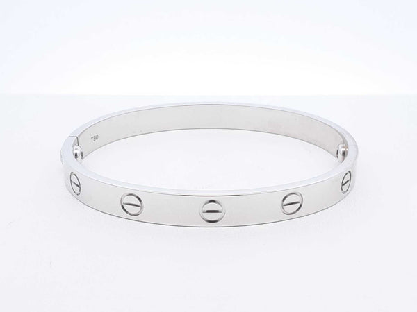 Cartier Love Bracelet In 18k White Gold 30.2 Grams Size 16 Fw0925wpxzdu