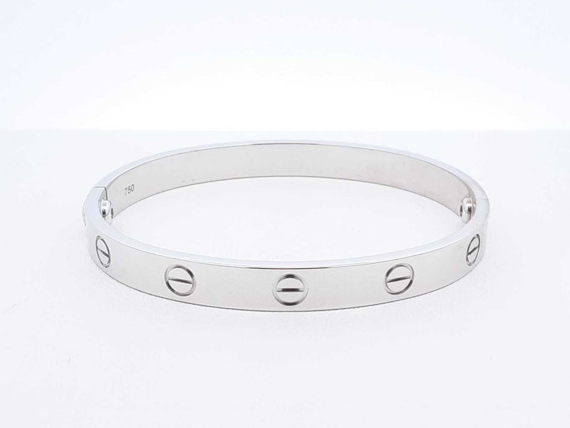 Cartier Love Bracelet In 18k White Gold 30.2 Grams Size 16 Fw0925wpxzdu