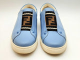 Fendi 8e6852 Vitello Rockoclick Blue Leather Slip Ons Size Eu 39 Do1124lxzde