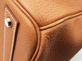 Hermes Birkin Hac 40 Gold Brown Togo Palladium Hardware Duffle Bag Do1025lpzxzde