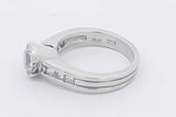 1.36cttw Diamond Ring In Platinum 10.5 Grams Size 7 Eb0925izxsa