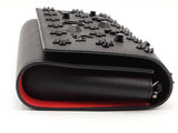 Christian Louboutin Paloma Clutch Loubinthesky Spikes Black Aa0926przsa