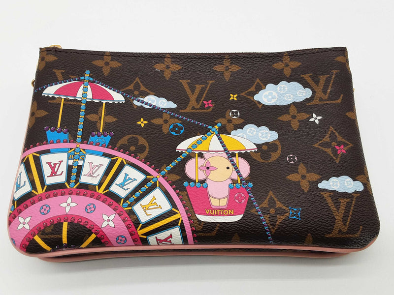 Louis Vuitton Double Zip Pochette Vivienne Holiday Crossbody Bag Do0225erxde