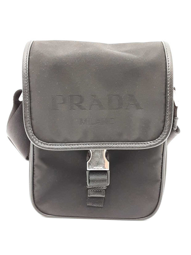 Prada Nylon Black Shoulder Bag Sd0825rzxsa