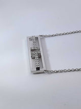 Tiffany & Co. T Two Diamond & 18k White Gold Necklace 4.5g 16 Inch Fw0426rrxdu