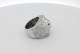 4.17cttw Diamond Ring In 14k White Gold 16.9 Grams Size 7 Eb0926pxxzsa