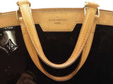 Louis Vuitton Brea Mm Handbag In Monogram-embossed Burgundy Vernis Fw0526pzxdu