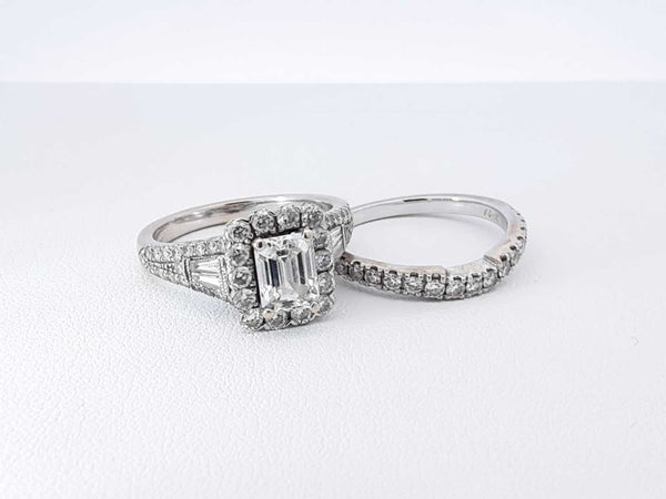 Neil Lane 1.57 Cttw Diamond & 14k Gold Bridal Set 8.5 Grams Size 6.5 Fw0925ezxdu