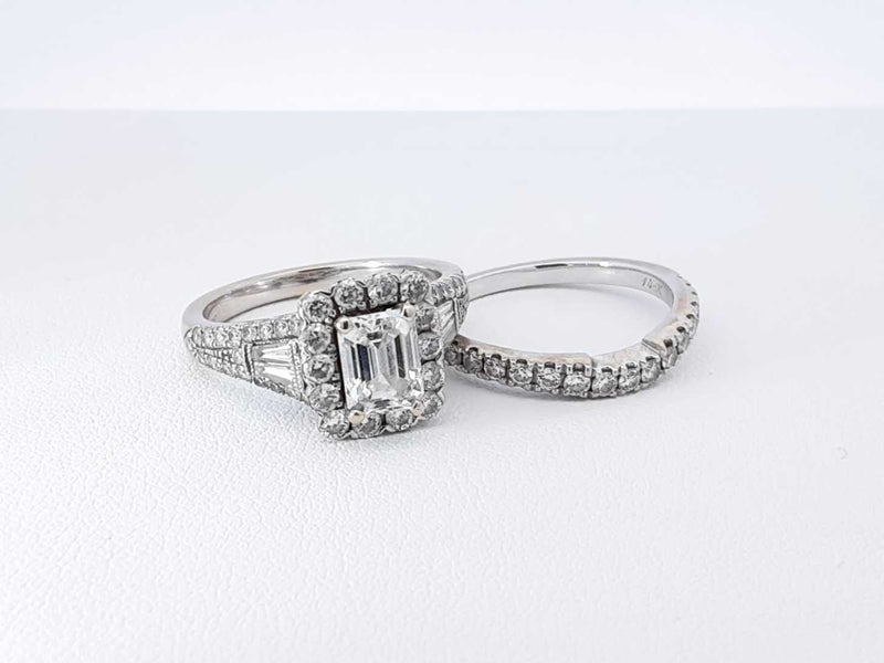 Neil Lane 1.57 Cttw Diamond & 14k Gold Bridal Set 8.5 Grams Size 6.5 Fw0925ezxdu