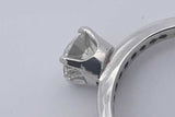 1.14cttw Diamond Ring In 10k White Gold 2.8 Grams Size 9.5 Eb0525lsxzsa