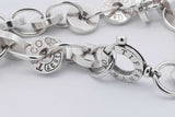 Tiffany & Co. 1837 Circle Link Bracelet Silver 24 Grams 7 Inch Eb0226lrxsa