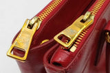 Prada Red Patent Saffiano Leather Galleria Tote Bag Eb0926pxzsa