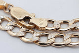 10k Yellow Gold Curb Link Bracelet 4.4 Grams 9 Inch Eb0526oxzsa