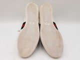 Gucci Leather Web High White High-top Sneakers Size 11 Sd0926ezdu