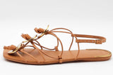 Tory Burch Artisanal Knot Leather Sandals Size 7.5 M Eb0126pxdu