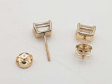1.7 Cttw Lab Grown Diamonds 14k Yg 1.6g Screw Back Stud Earrings Do0726wrxde